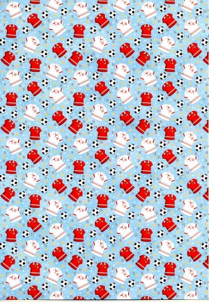 Backing Paper A4 - Football shirts (BCMS0004)